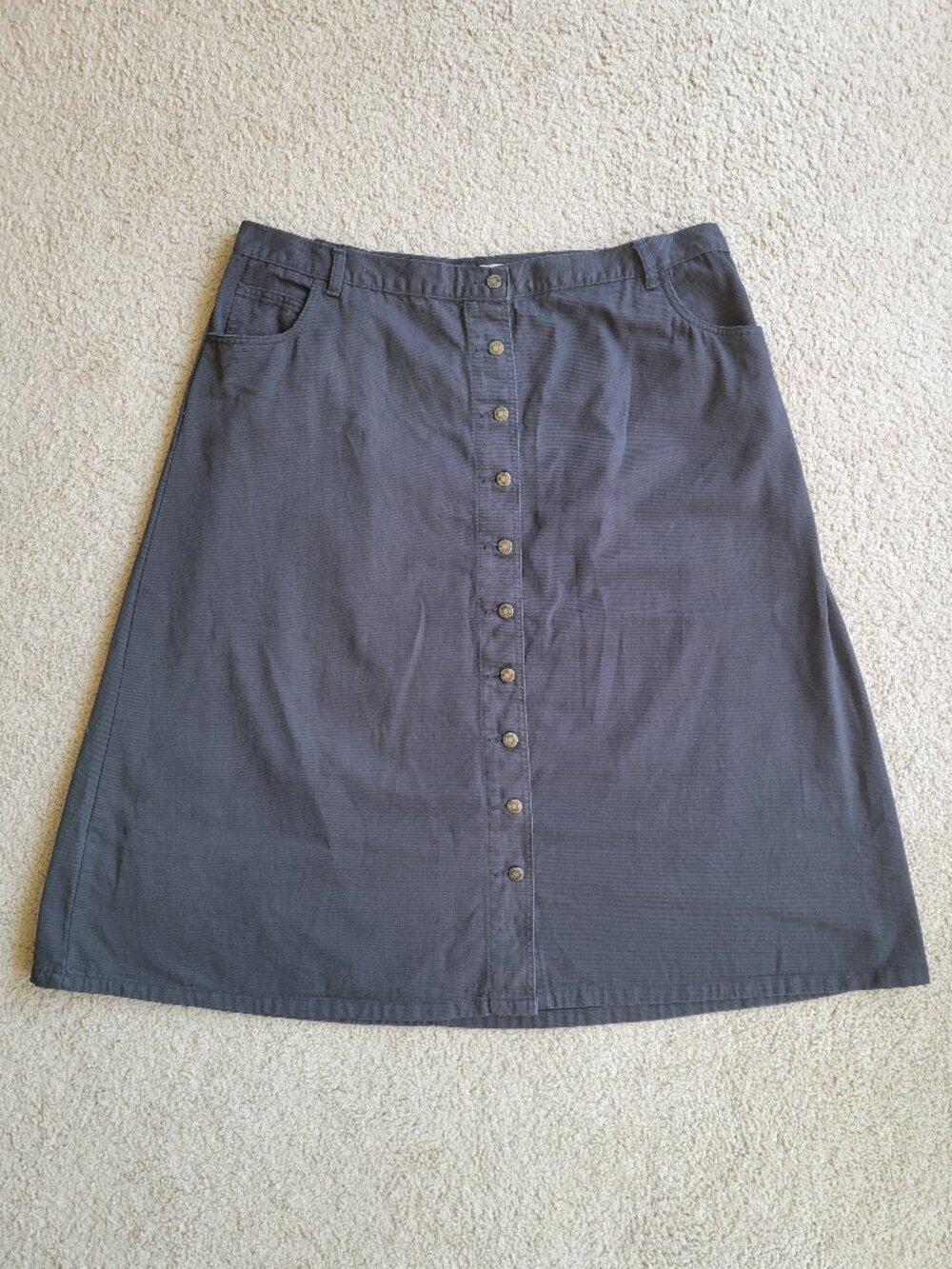 Black A-line Skirt size 24W from Woman Within